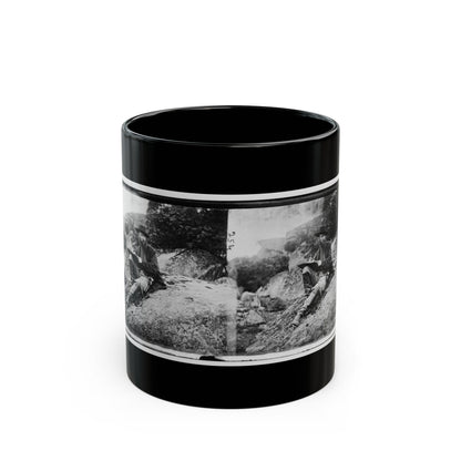 Gettysburg, Pa. Alfred R. Waud, Artist Of Harper's Weekly, Sketching On Battlefield (U.S. Civil War) Black Coffee Mug