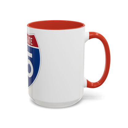 Interstate 45 (U.S. Highways) Accent Coffee Mug