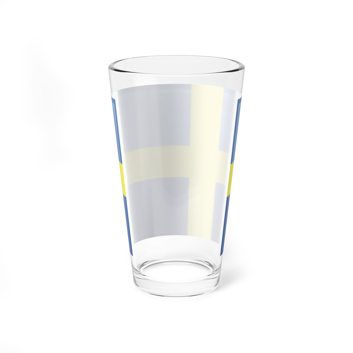 Swedish Flag-1 (Sweden) Pint Glass 16oz