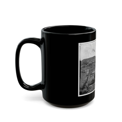 Fort Fisher, N.C. Interior View, With Heavy Gun Broken By Bombardment (U.S. Civil War) Black Coffee Mug