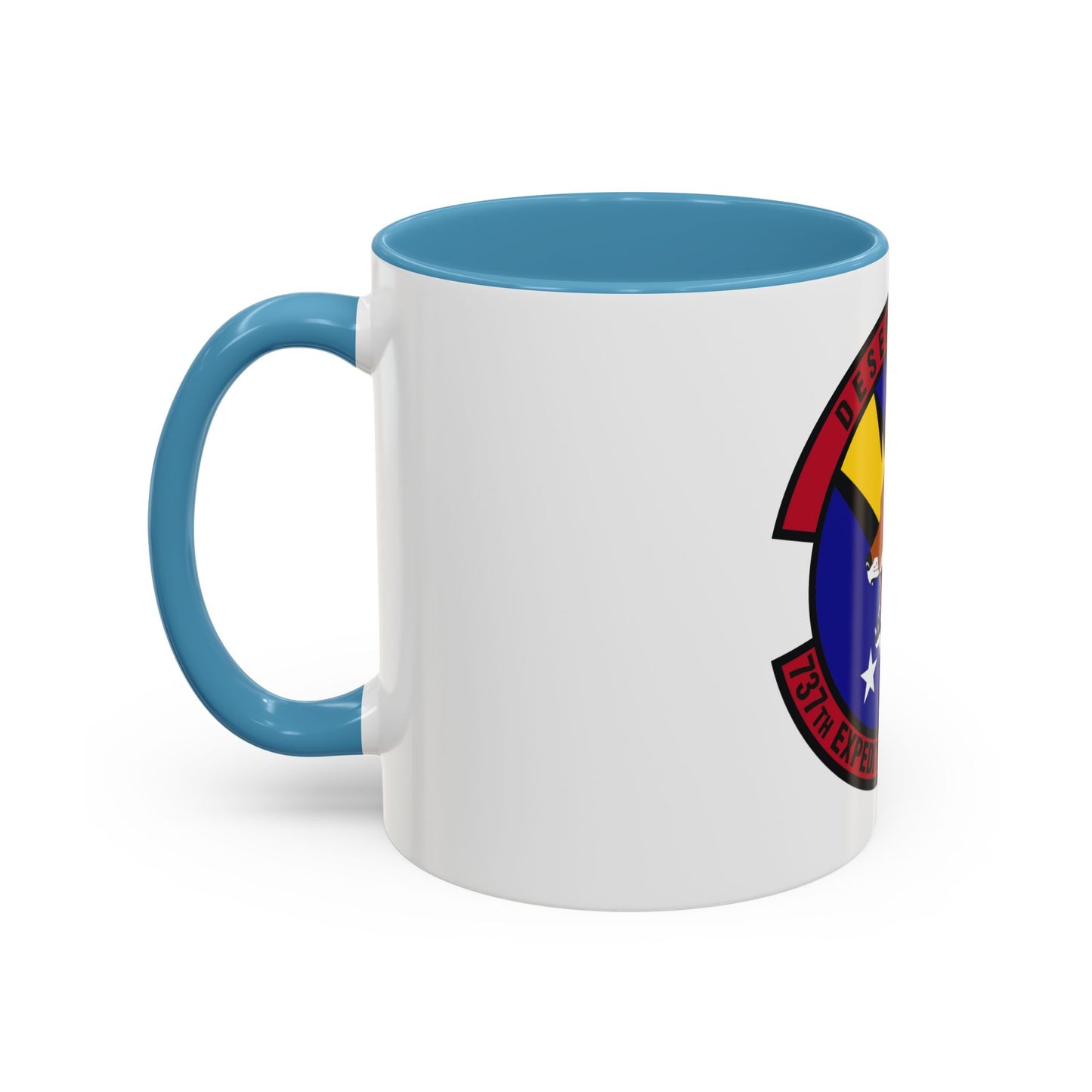 737th Expeditionary Airlift Squadron (U.S. Air Force) Accent Coffee Mug
