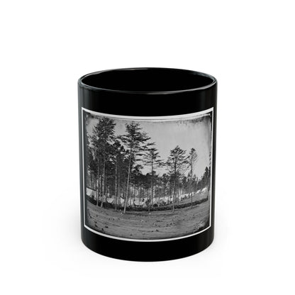 Brandy Station, Virginia. Headquarters, Army Of The Potomac. Eastern Half Of The Camp (U.S. Civil War) Black Coffee Mug