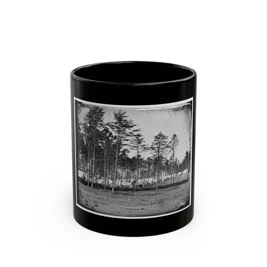 Brandy Station, Virginia. Headquarters, Army Of The Potomac. Eastern Half Of The Camp (U.S. Civil War) Black Coffee Mug