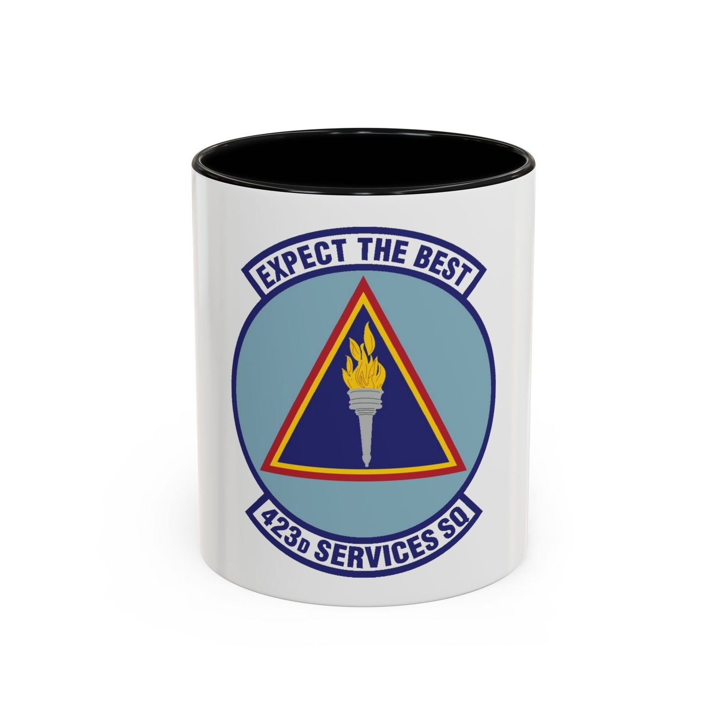 423d Services Squadron (U.S. Air Force) Accent Coffee Mug