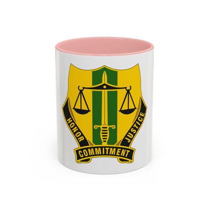 724 Military Police Battalion (U.S. Army) Accent Coffee Mug