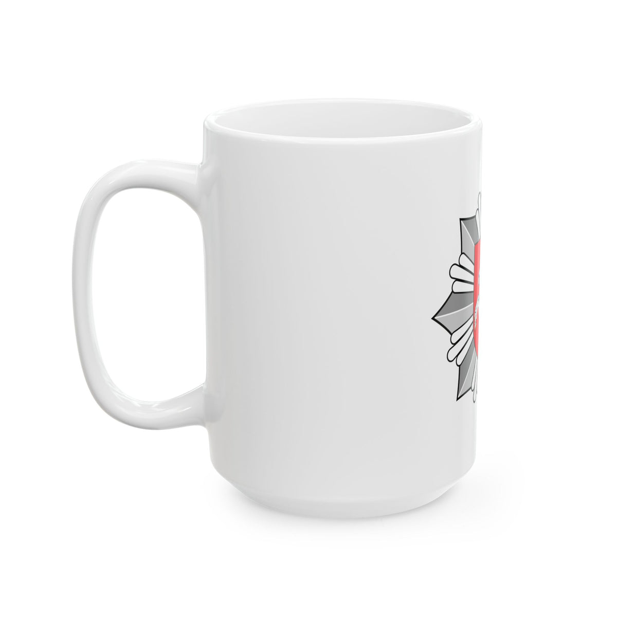 Logo of the Police of Lithuania - White Coffee Mug