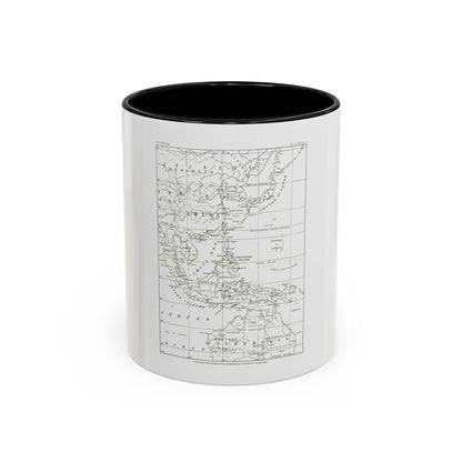 Philippines, The (1900) (Map) Accent Coffee Mug