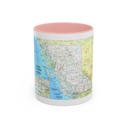Canada - British Columbia 1 (1992) (Map) Accent Coffee Mug