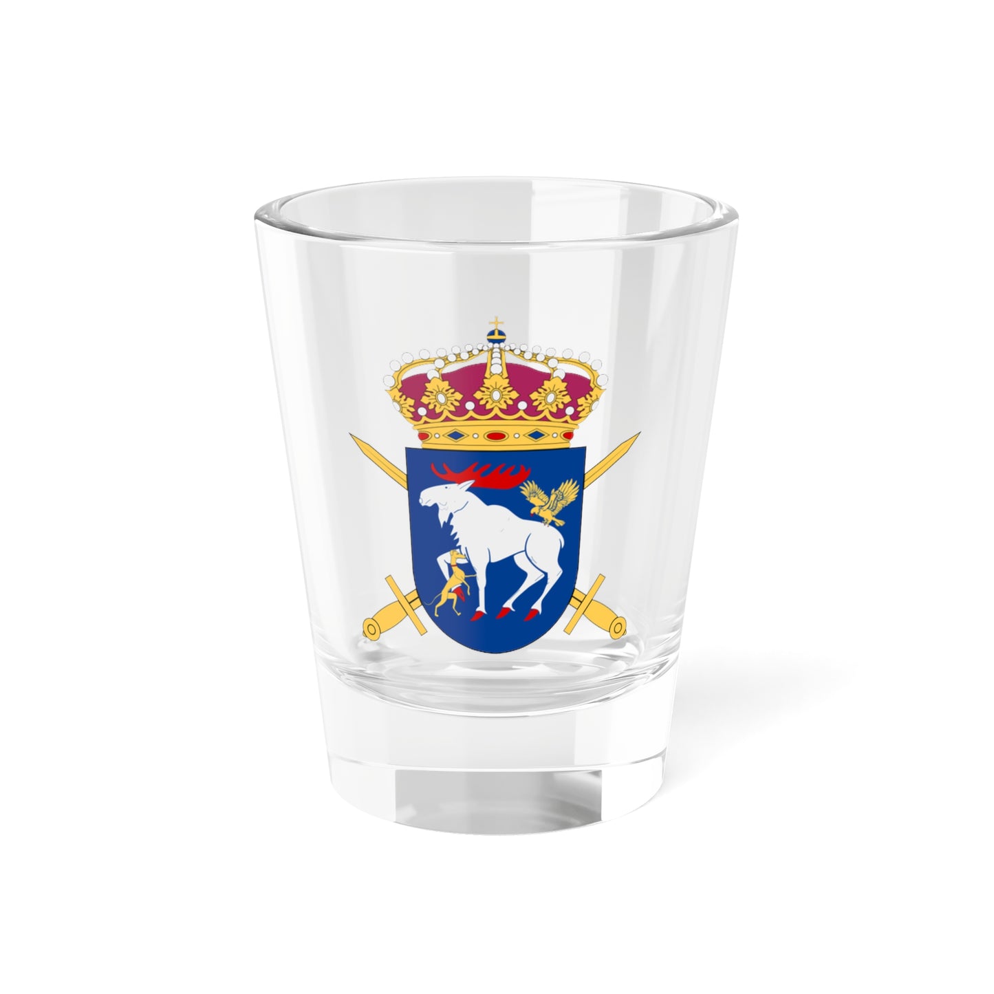 Jämtlandsgruppen vapen (Sweden) (Coat of Arms) Shot Glass 1.5oz
