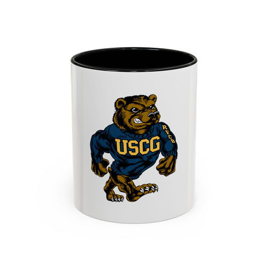 USCG Bear (U.S. Coast Guard) Accent Coffee Mug