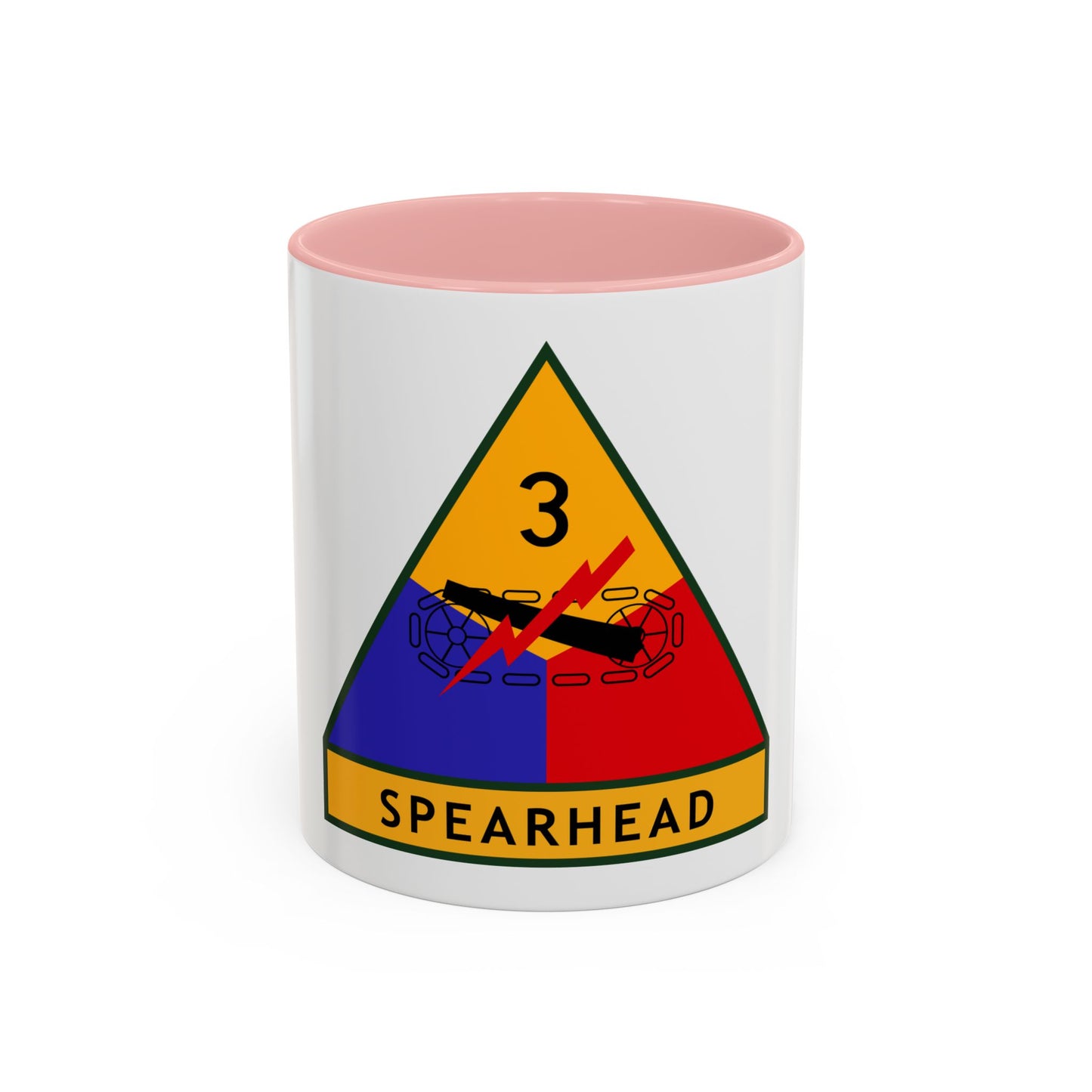 3rd Armored Division (U.S. Army) Accent Coffee Mug