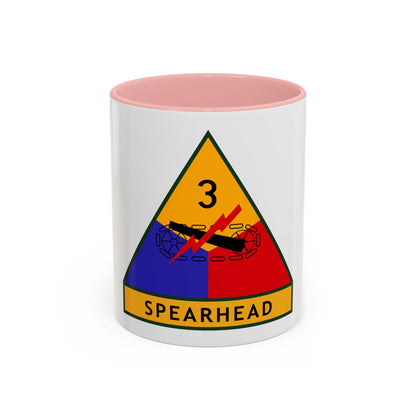 3rd Armored Division (U.S. Army) Accent Coffee Mug