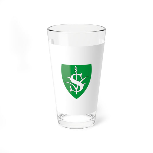 Flag of Sasd (Hungary) Pint Glass 16oz