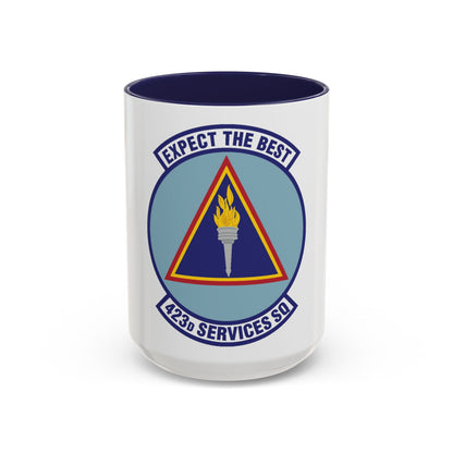 423d Services Squadron (U.S. Air Force) Accent Coffee Mug