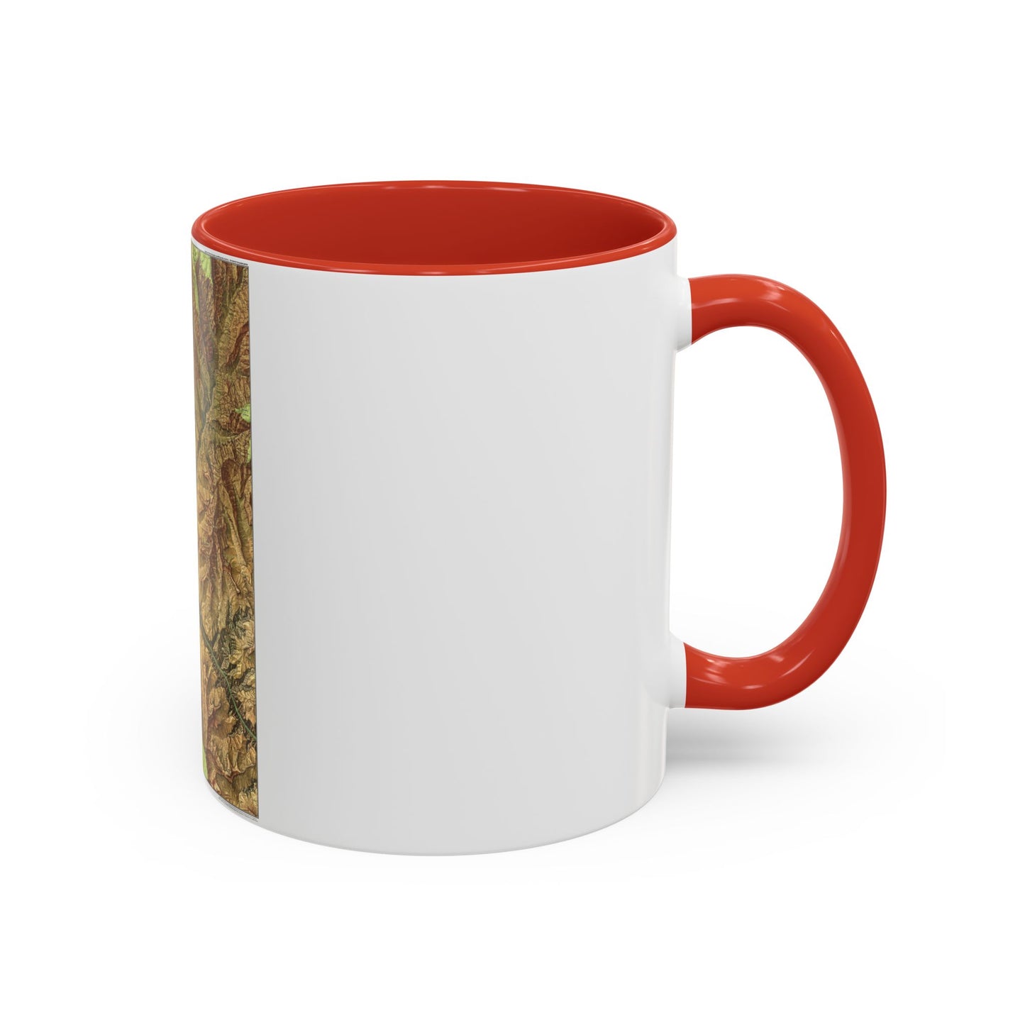 USA - Grand Canyon National Park, Arizona (1978) (Map) Accent Coffee Mug