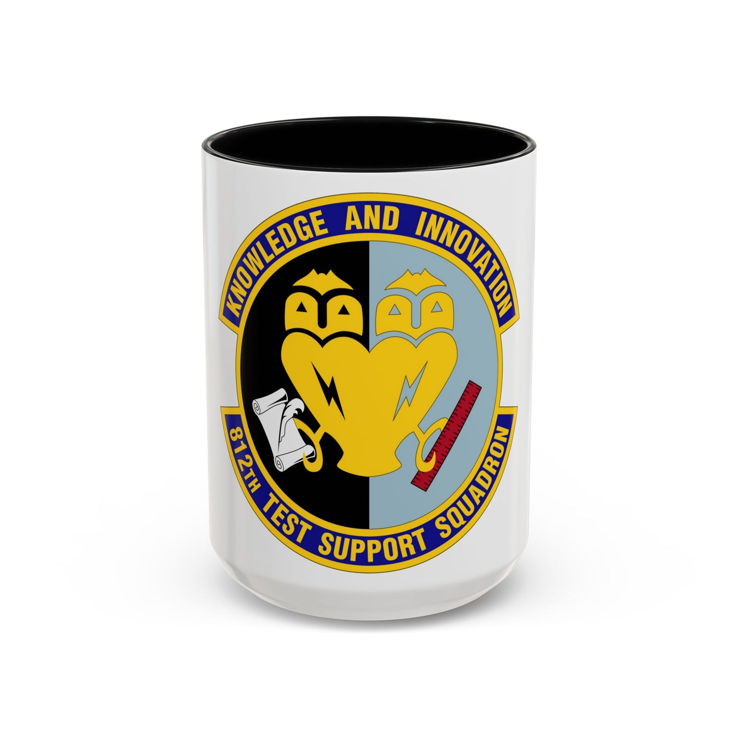 812 Test and Support Squadron AFMC (U.S. Air Force) Accent Coffee Mug