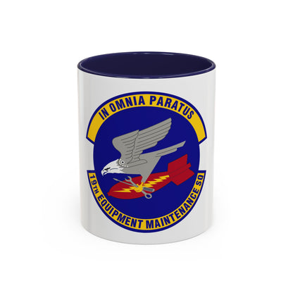 19th Equipment Maintenance Squadron (U.S. Air Force) Accent Coffee Mug