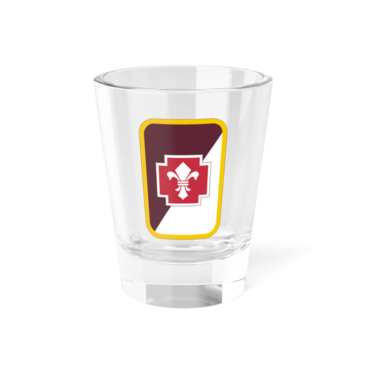 Verre à liqueur de la 62e brigade médicale (armée américaine) 1,5 oz