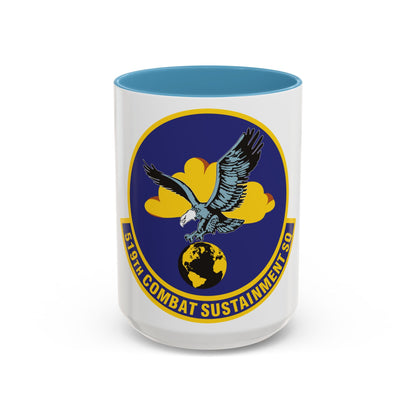 519th Combat Sustainment Squadron (U.S. Air Force) Accent Coffee Mug