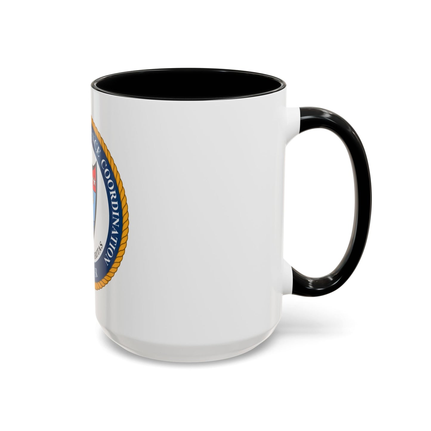 USCG Intelligence Coordination Ctr (U.S. Coast Guard) Accent Coffee Mug