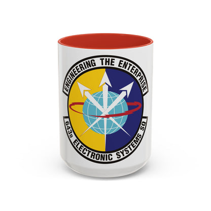 643d Electronic Systems Squadron (U.S. Air Force) Accent Coffee Mug