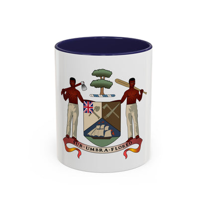 Coat of arms of British Honduras (1907-1967) - Accent Coffee Mug