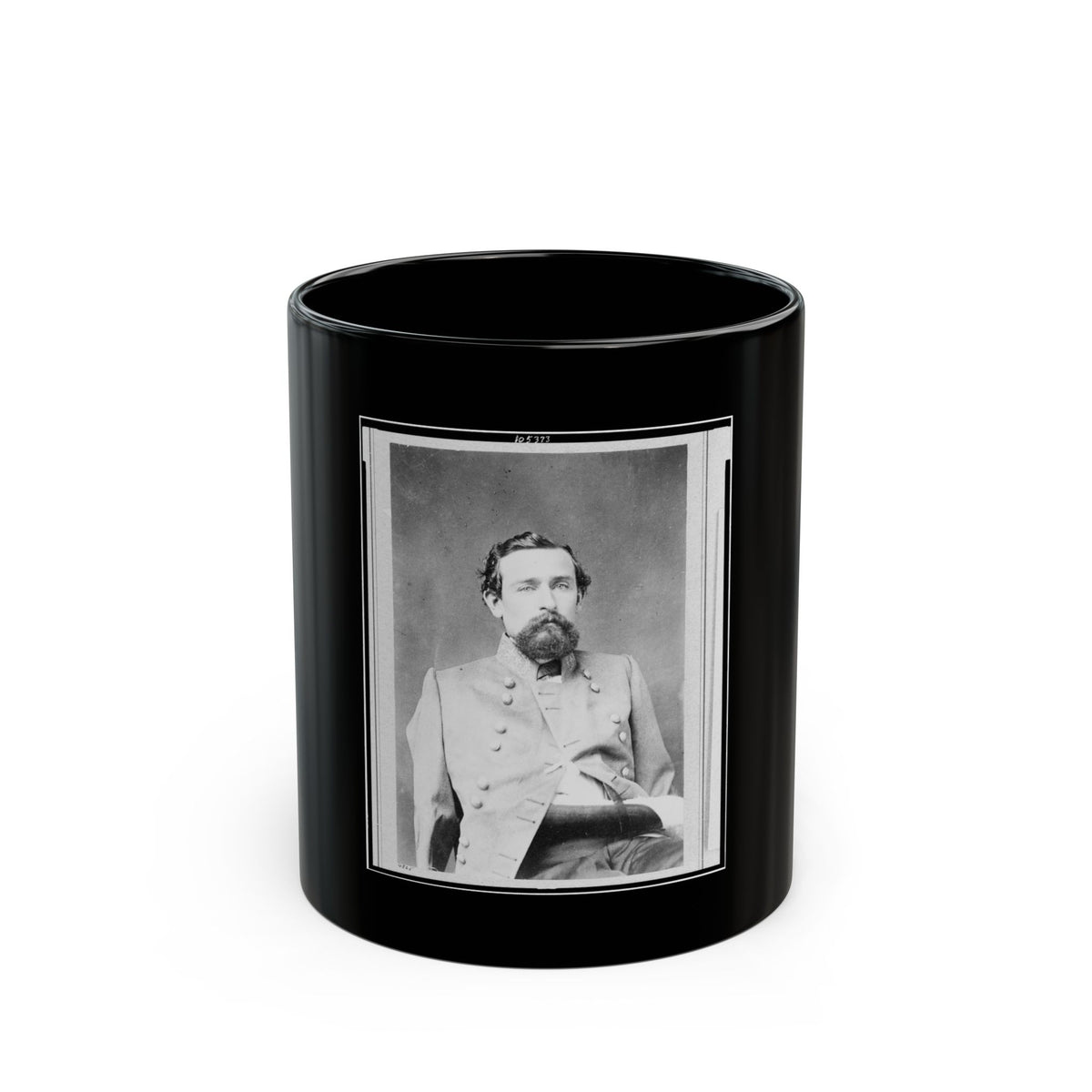 Brig. General Lawrence S. Baker (U.S. Civil War) Black Coffee Mug