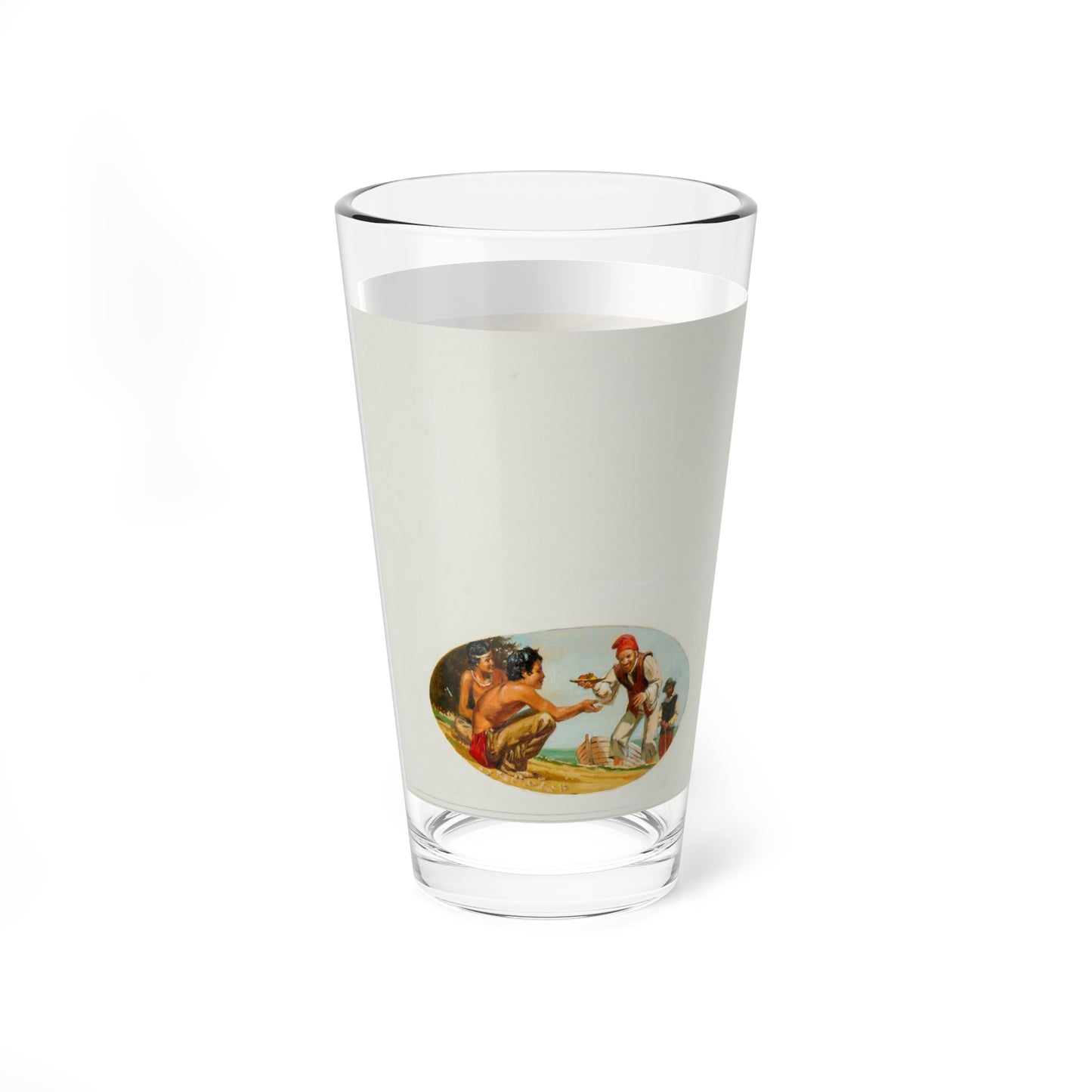 Squanto and the Miracle of Thanksgiving, interior illustrations (9), 2012 (Magazine Illustration) Pint Glass 16oz