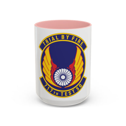 717th Test Squadron (U.S. Air Force) Accent Coffee Mug