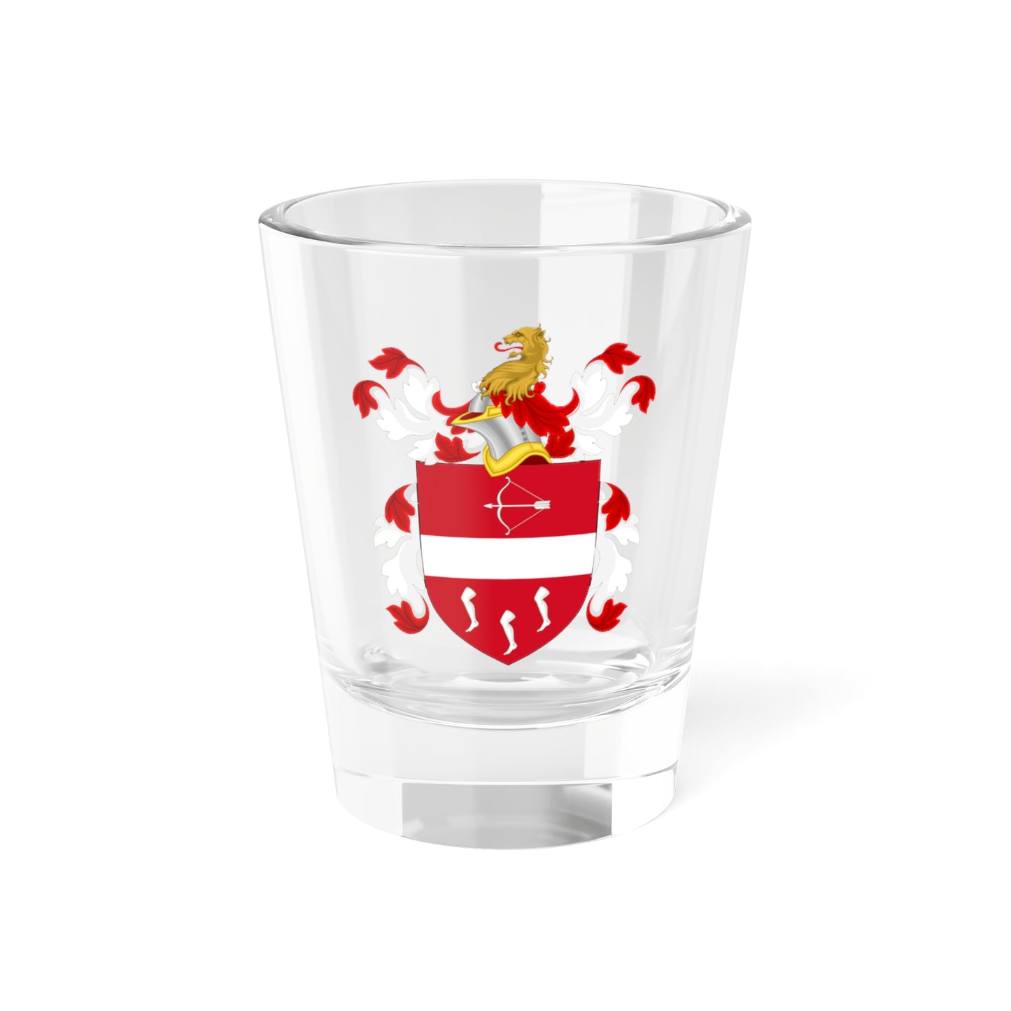 Coat of Arms of James Birnie (United States) (Coat of Arms) Shot Glass 1.5oz