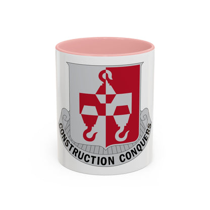 244 Engineer Battalion (U.S. Army) Accent Coffee Mug