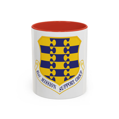 61st Mission Support Group (U.S. Air Force) Accent Coffee Mug