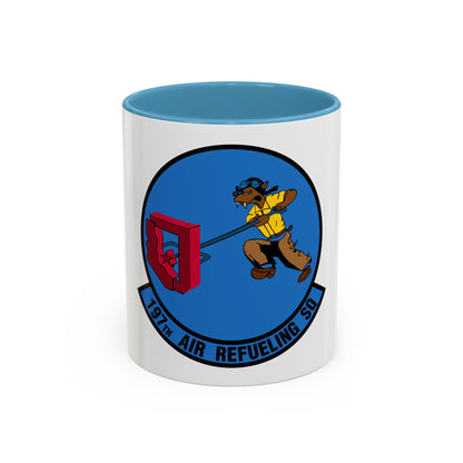 197 Air Refueling Squadron (U.S. Air Force) Accent Coffee Mug