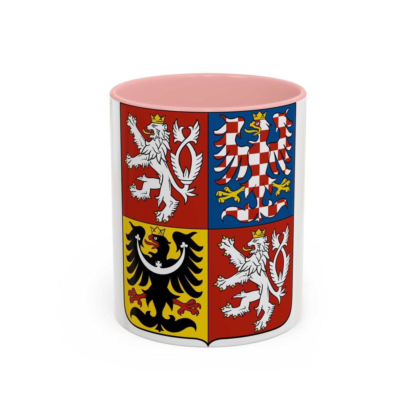 Coat of arms of the Czech Republic - Accent Coffee Mug