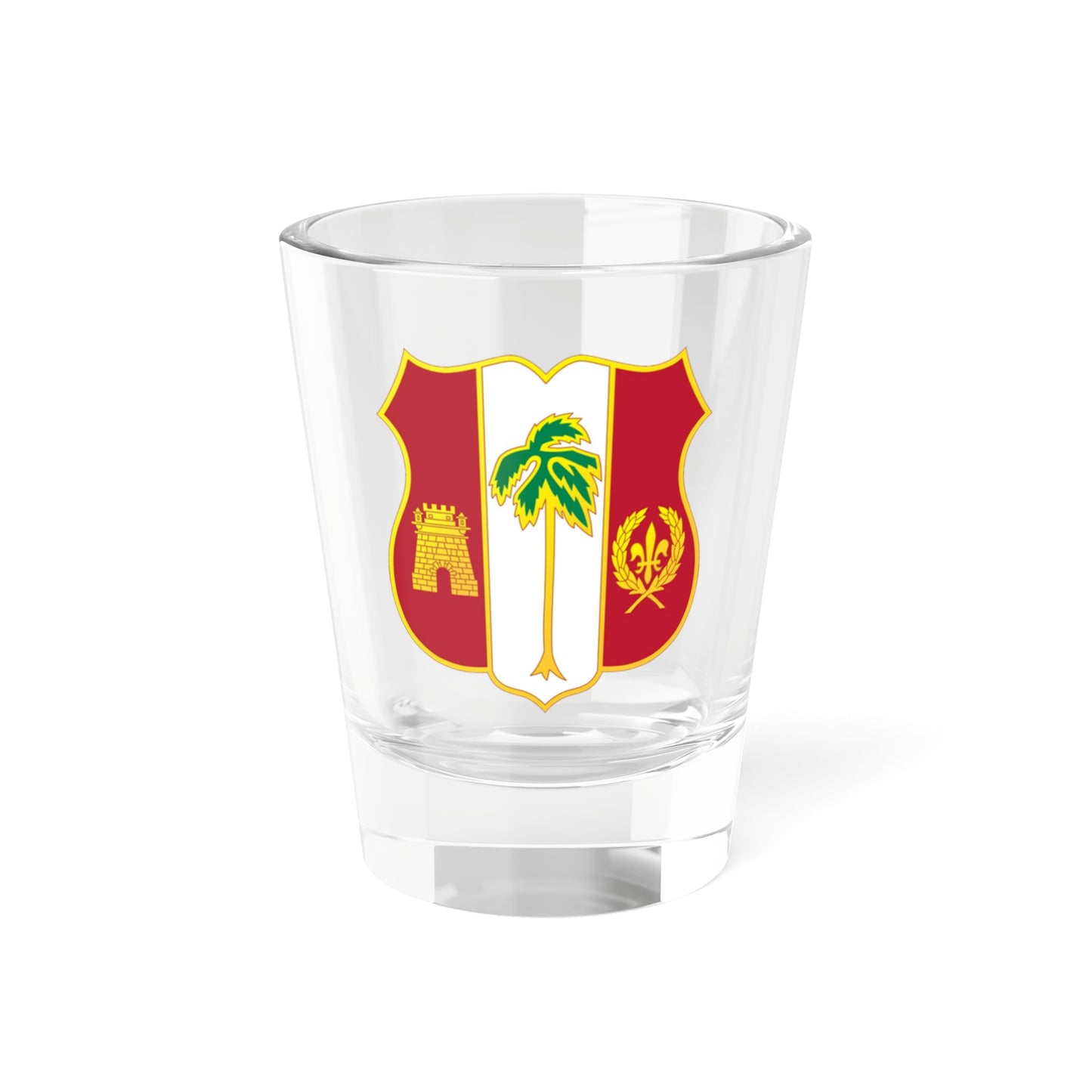 Verre à liqueur du 250e régiment d'artillerie de défense aérienne (armée américaine) 1,5 oz