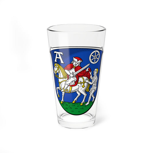 DEU Amöneburg COA (Germany) (Coat of Arms) Pint Glass 16oz