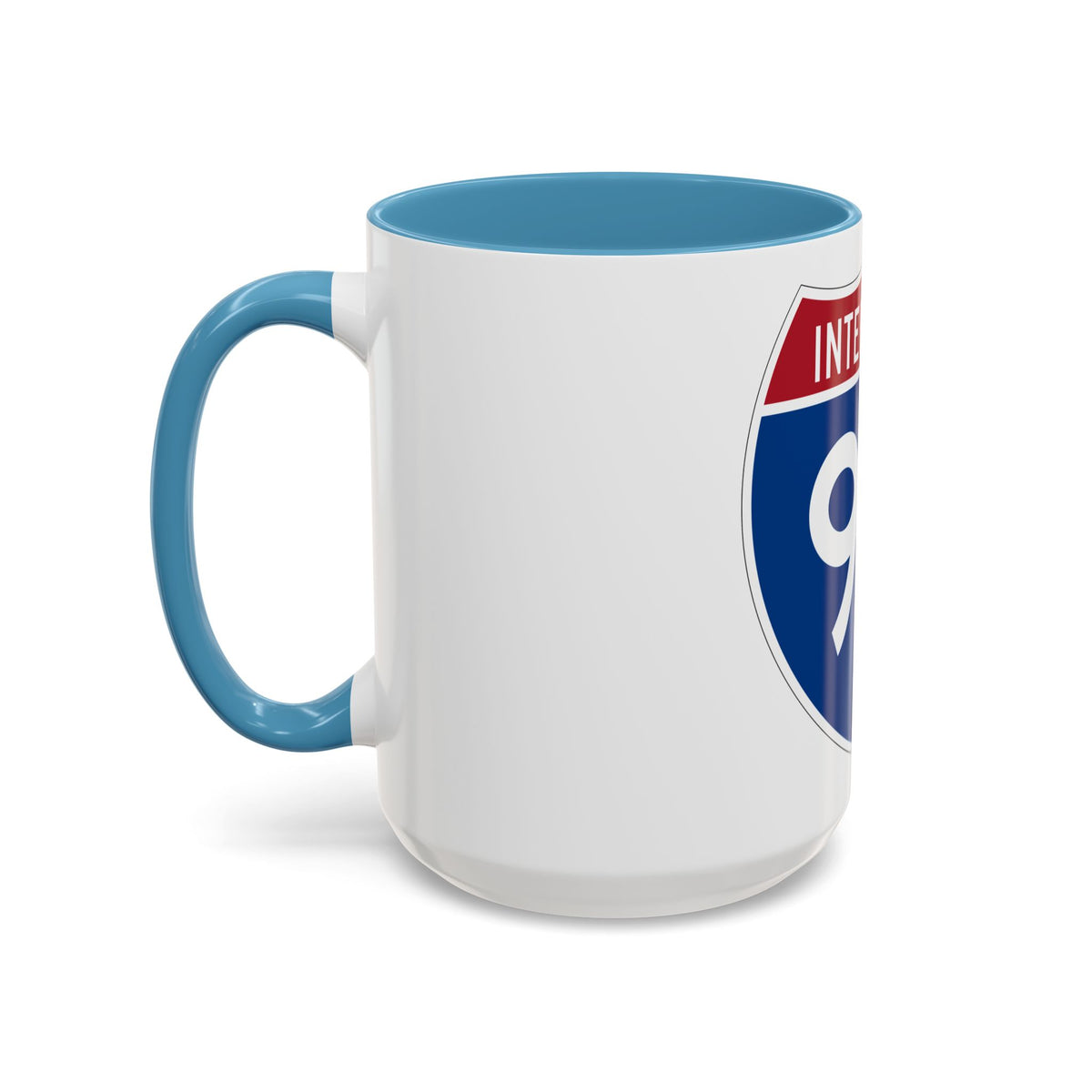 Interstate 90 (U.S. Highways) Accent Coffee Mug