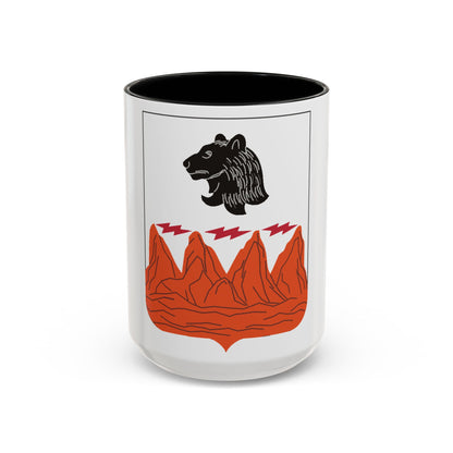 4 Signal Battalion 2 (U.S. Army) Accent Coffee Mug