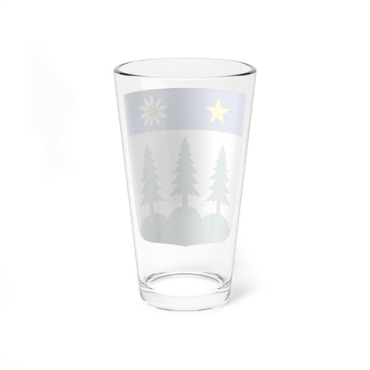 Icogne-blazon (Switzerland) (Coat of Arms) Pint Glass 16oz