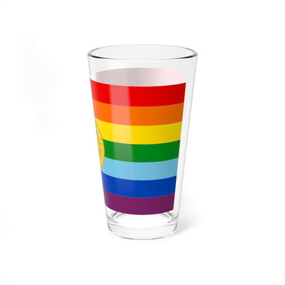 Flag of Cusco 2021 (Peru) Pint Glass 16oz