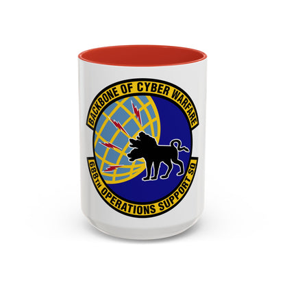 688 Operations Support Squadron ACC (U.S. Air Force) Accent Coffee Mug