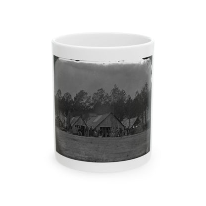 Petersburg, Va. General View Of The Commissary Department, 50th New York Engineers (U.S. Civil War) White Coffee Mug