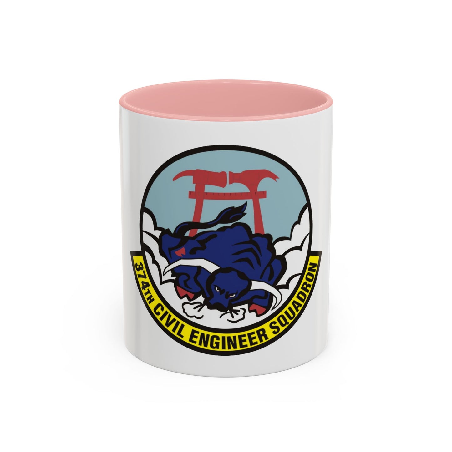 374 Civil Engineer Squadron PACAF (U.S. Air Force) Accent Coffee Mug