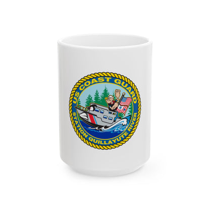 USCGS Quillayute River (U.S. Coast Guard) White Coffee Mug
