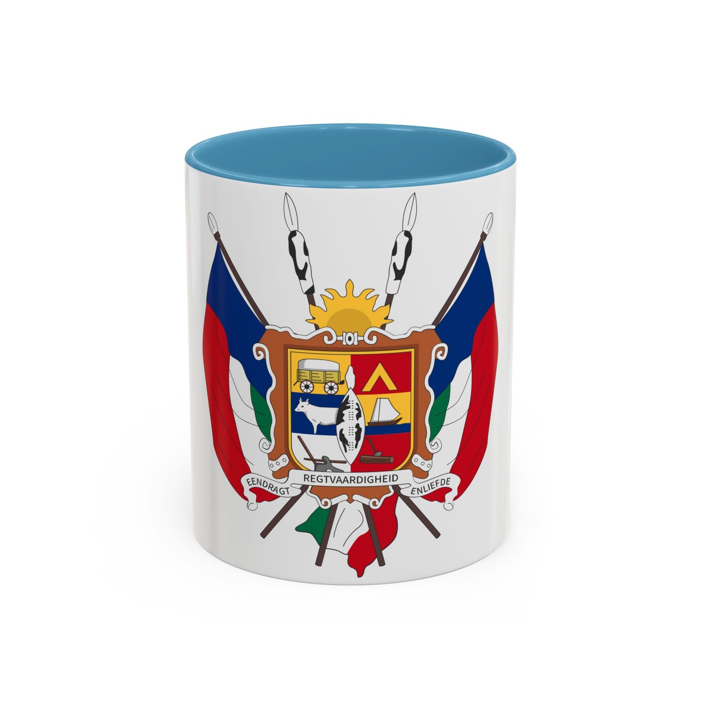 Coat of arms of the Nieuwe Republiek - Accent Coffee Mug