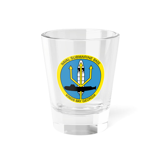 Naval Submarine Base Kings Bay Georgia (U.S. Navy) Shot Glass 1.5oz