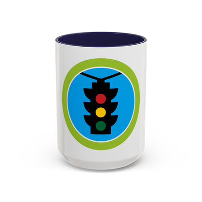 Traffic Safety (Boy Scout Merit Badge) Accent Coffee Mug