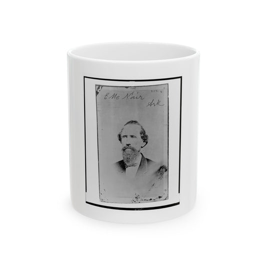Black and white vintage portrait of a bearded man on a worn photographic plate with handwritten name.