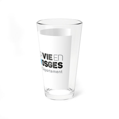 Flag of the Department of Vosges (France) Pint Glass 16oz