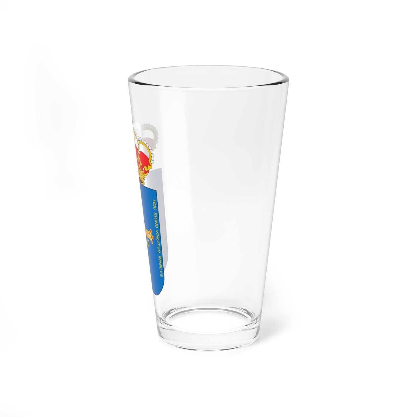 Escudo de Asturias oficial (Spain) (Coat of Arms) Pint Glass 16oz